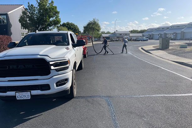 Pothole and crack repair in Chico