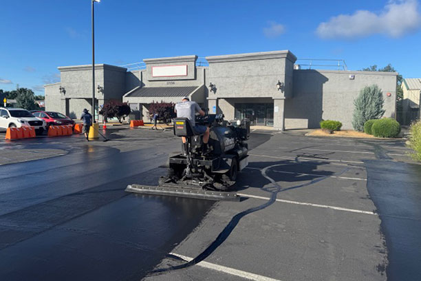 Sealcoating project in Chico